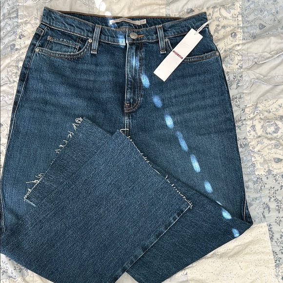 NWT Hudson Jeans Remi Hi Rise Ankle Straight Forward Seam Jeans Split Hem 28 - Picture 2 of 6